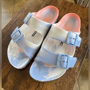 Birkenstock Arizonas EVA multi purple fog size 37